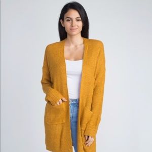 Mustard Yellow Cardigan